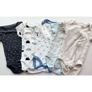 Cloud Island • 5 Pack Onesie Bundle 0-3 Months
